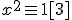x^2 \equiv 1 [3]